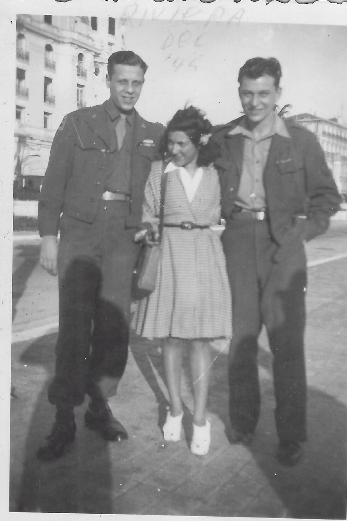 Dad & Frank Riviera Dec 1945.jpg