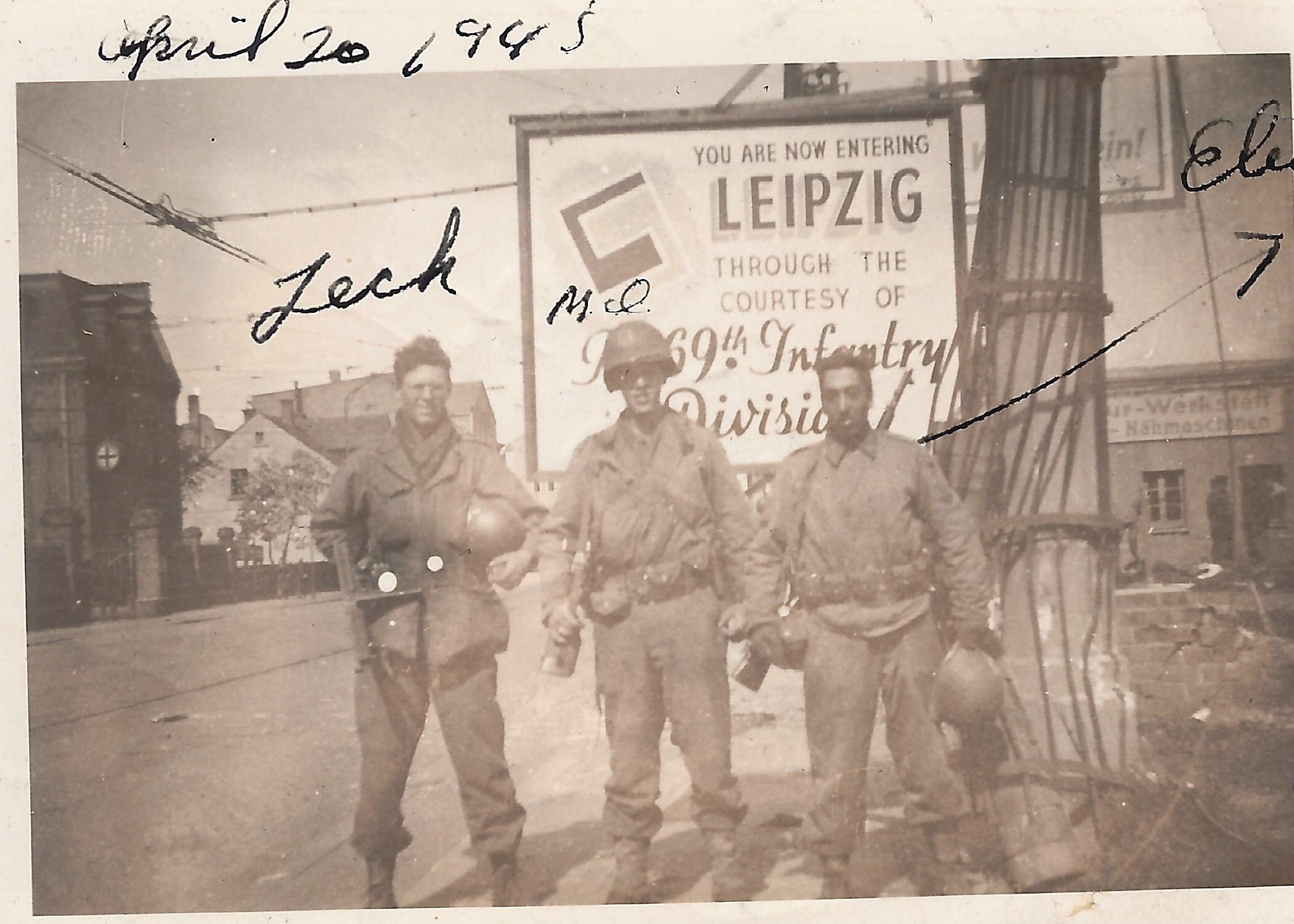 Dad -April 20, 1945 Leipzig, Germany with Lech & Elias.jpg