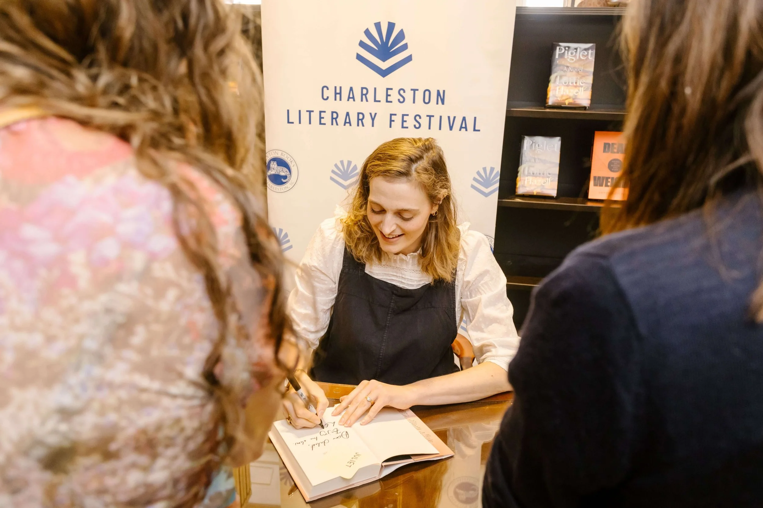Lottie Hazell at Charleston Literary FEstival