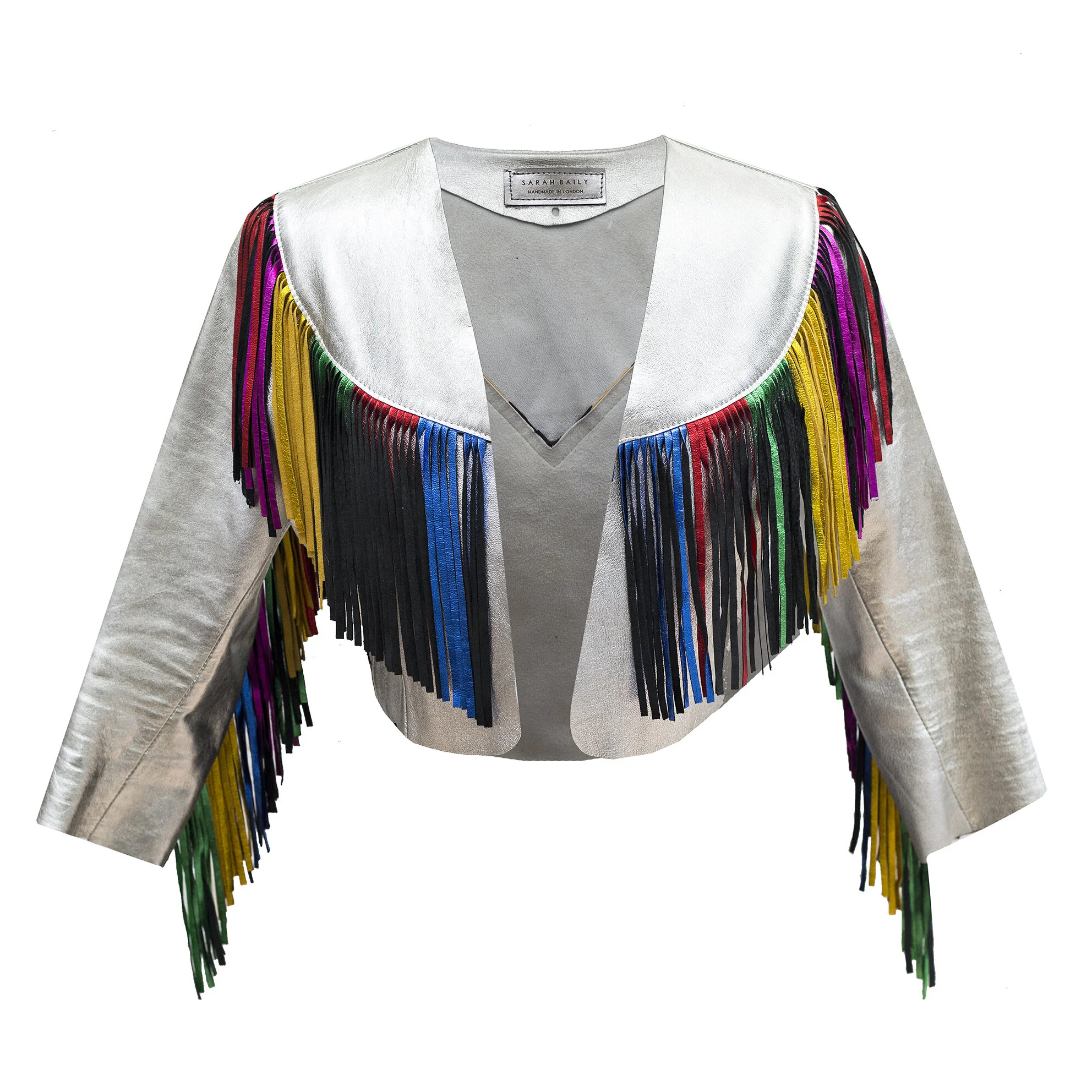 silver tassel jacket