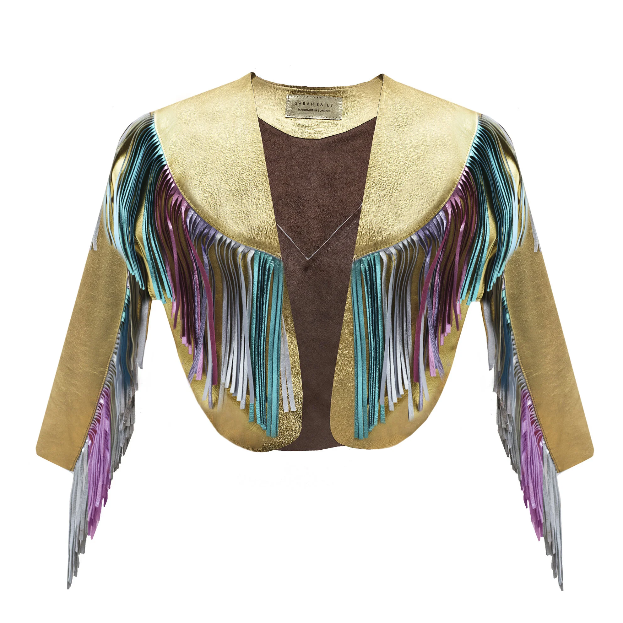 rainbow tassel jacket