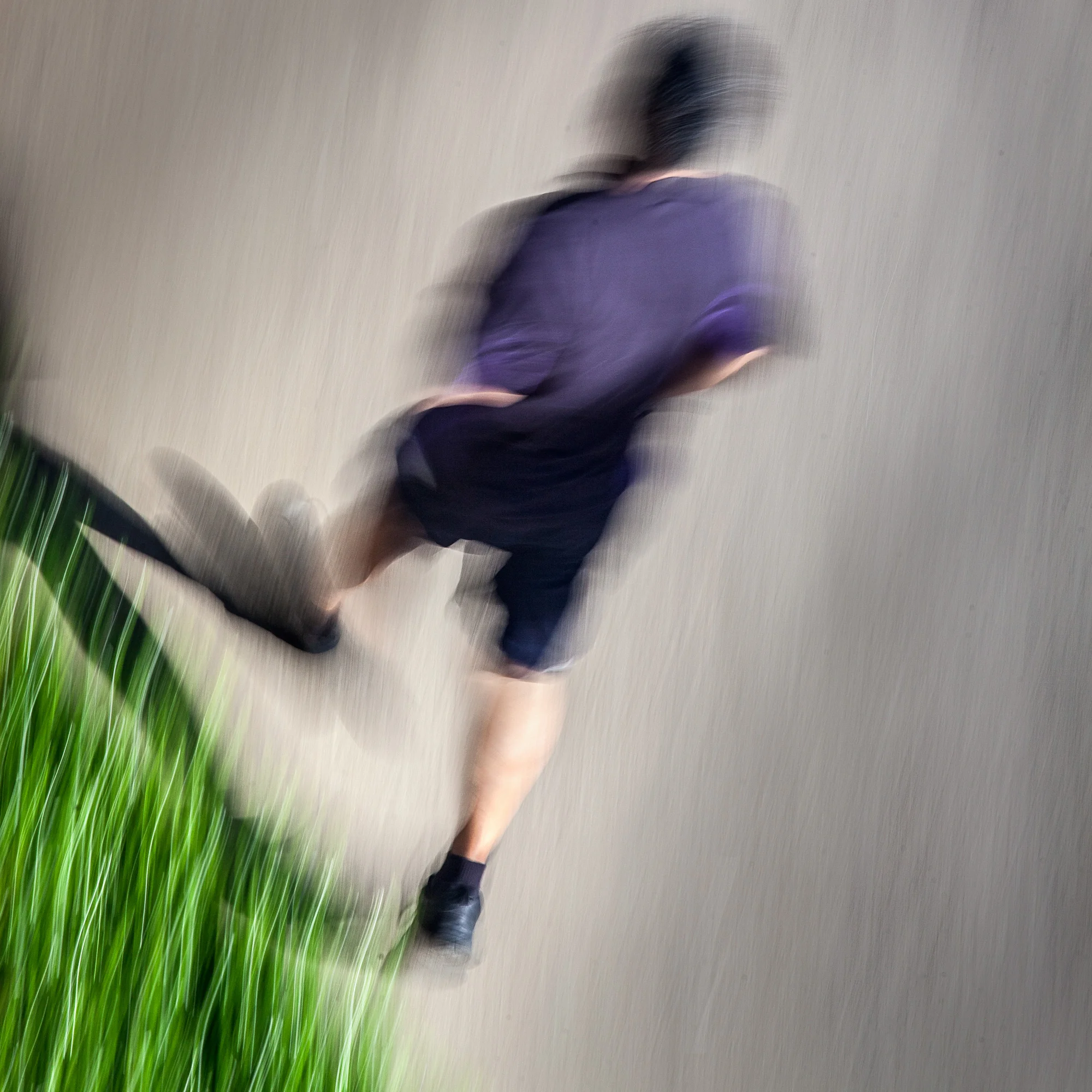 Man-In-Purple-Shirt-Near-Shrub-From-Studio-Window_92638.jpg