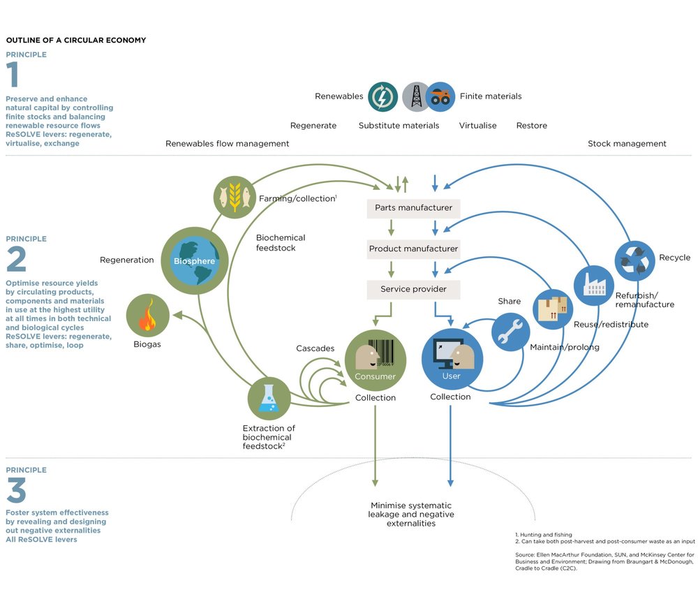 “Circular Economy System Diagram” from the  Ellen MacArthur Foundation