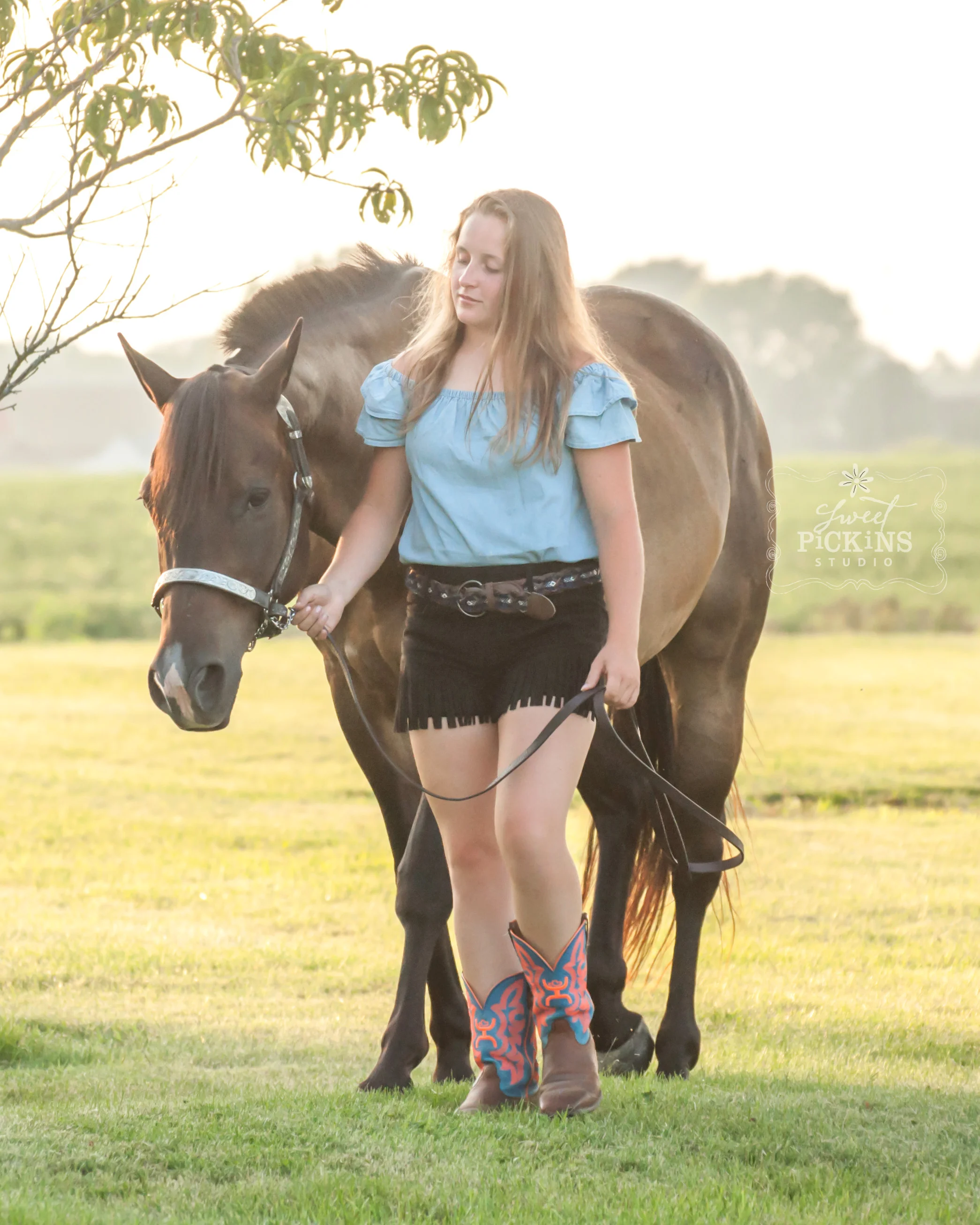 Peru, Indiana Horse Lifestyle Photography Session by Sweet Pickins Studio