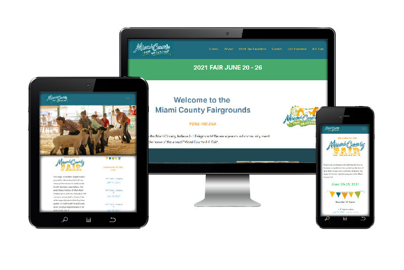 Miami County Indiana Fairgrounds Web Site Design