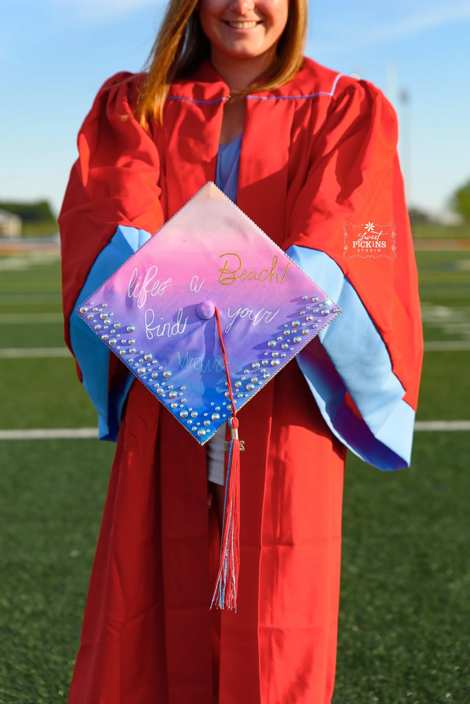 High School Senior Graduation Cap & Gown Photography — Sweet Pickins ...