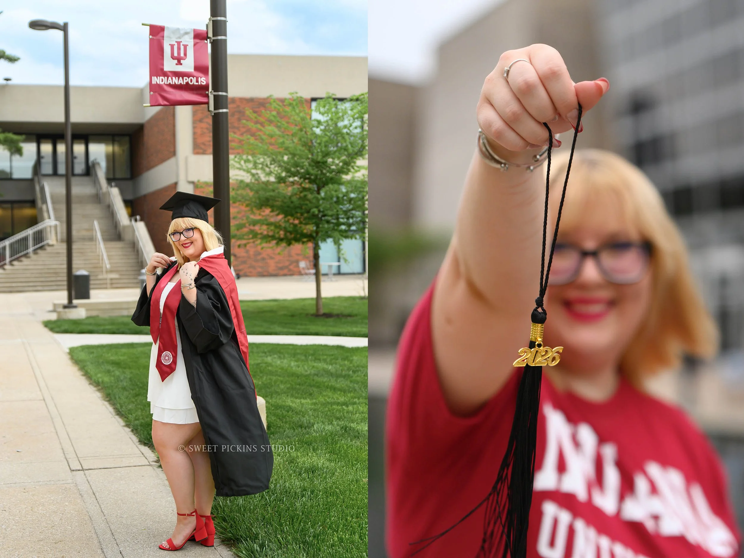 Sydney’s IU Indy Graduation Photography in Downtown Indianpolis