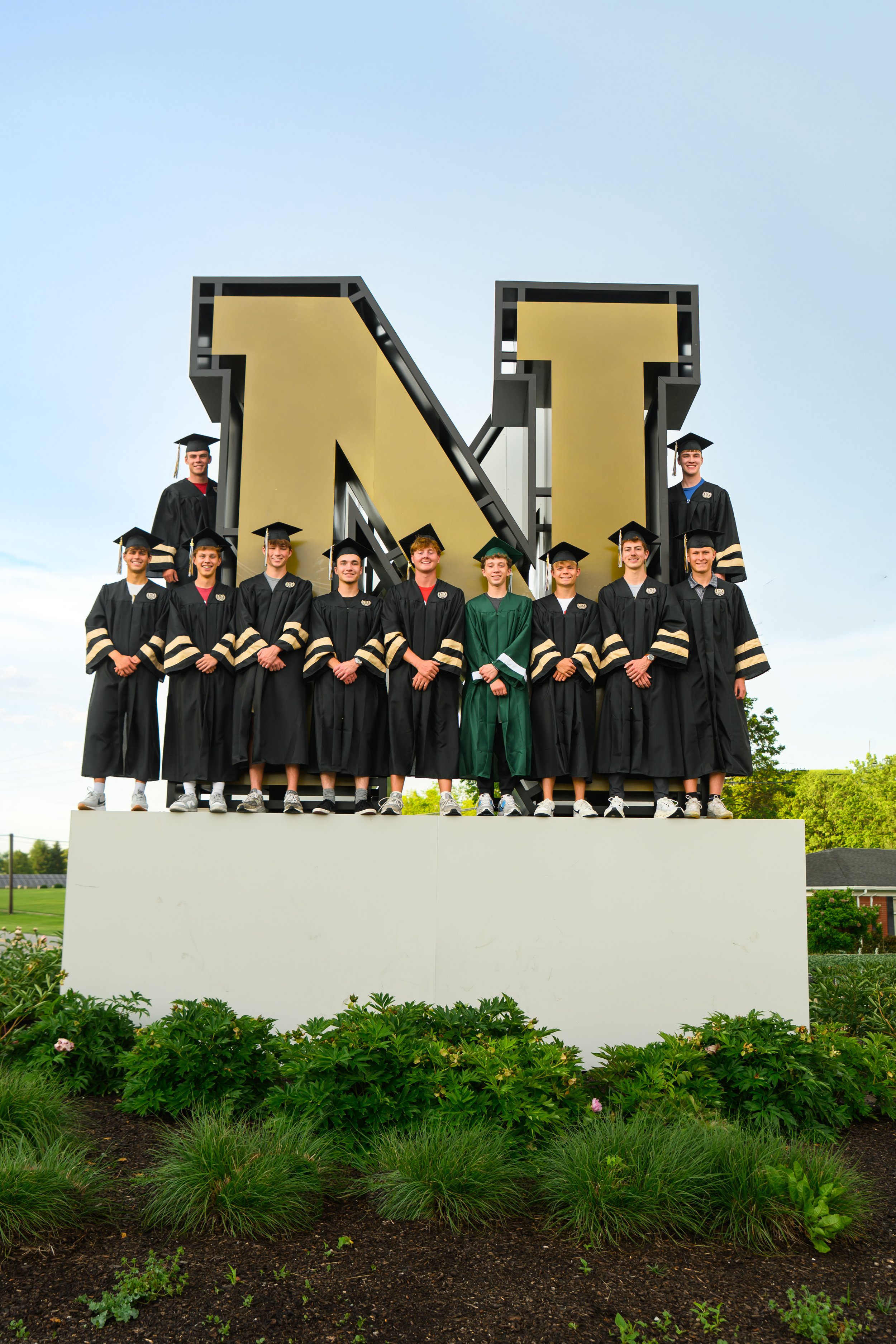 Noblesville Indiana Graduation Photography for Group of Guys
