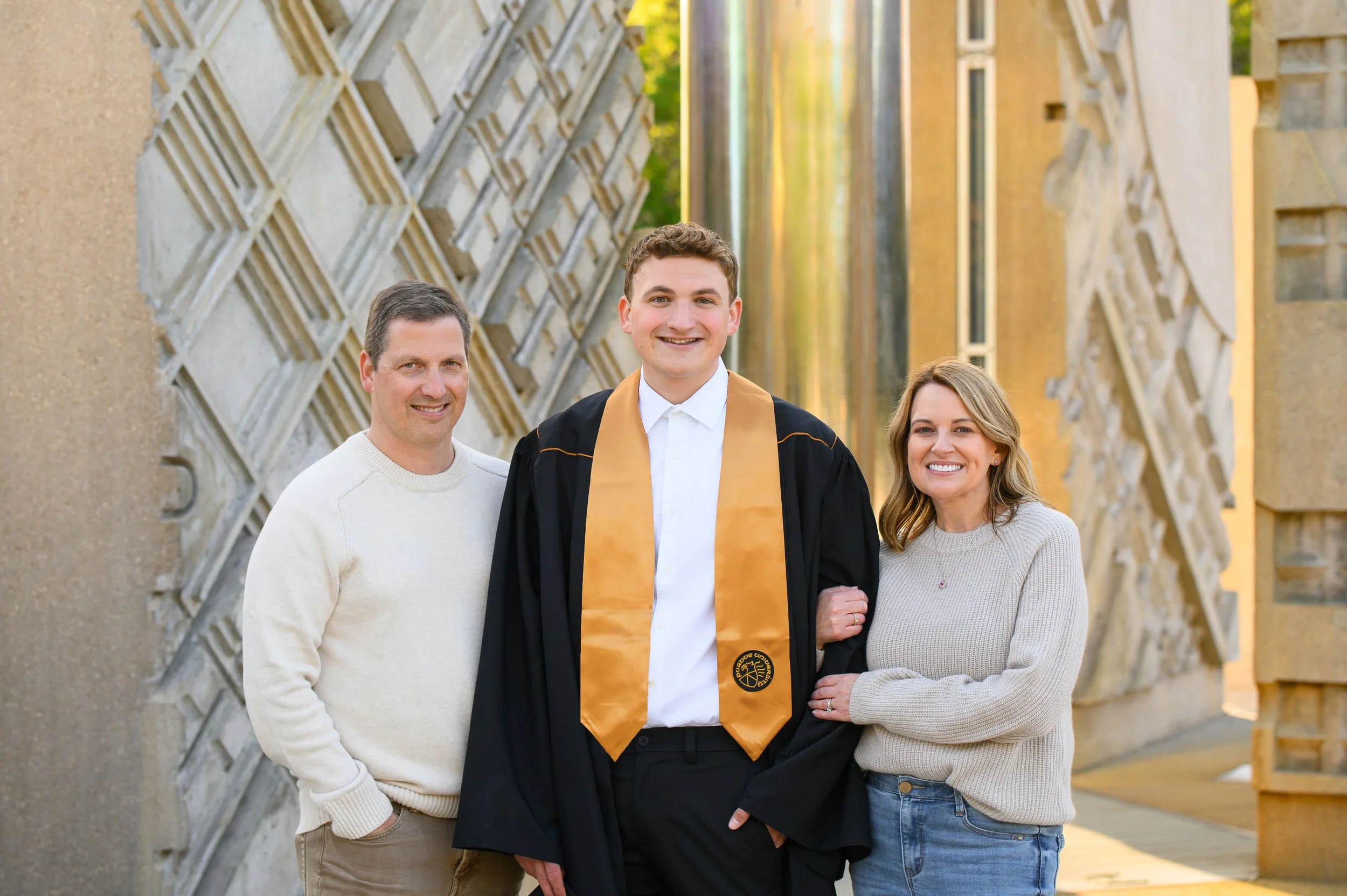 The Weavers | Purdue University West Lafayette Family Photography for Graduation by Sweet Pickins Studio photographer Amanda Wilson ©