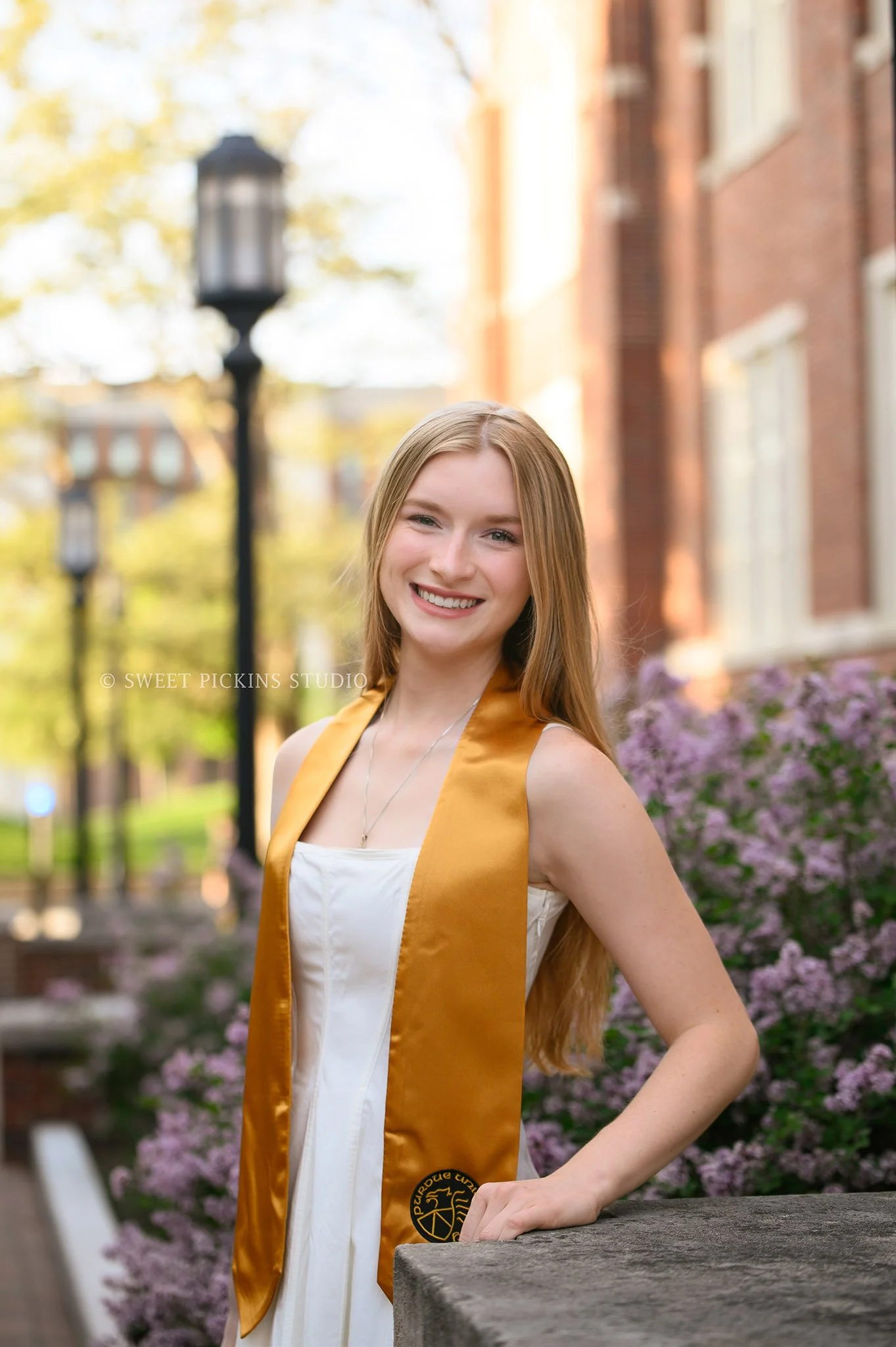 Maggie’s Purdue University Graduation Pictures in West Lafayette, Indiana by Sweet Pickins Studio senior photographer Amanda Wilson ©
