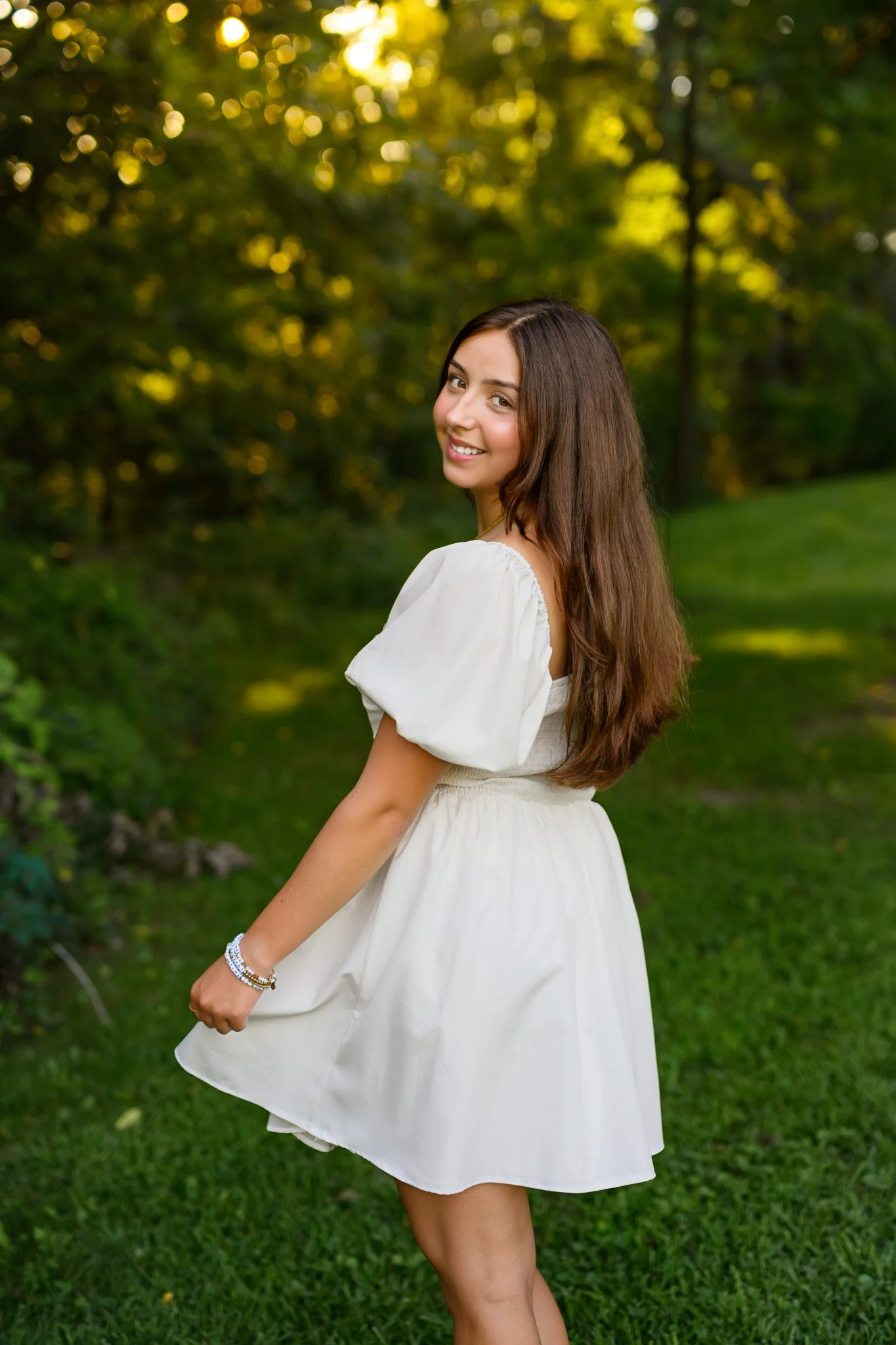 Maisie | Lakeville, Indiana Nature Senior Photography for Madison East High School class of 2027 senior by Peru Indiana senior photographer Amanda Wilson © Sweet Pickins Studio