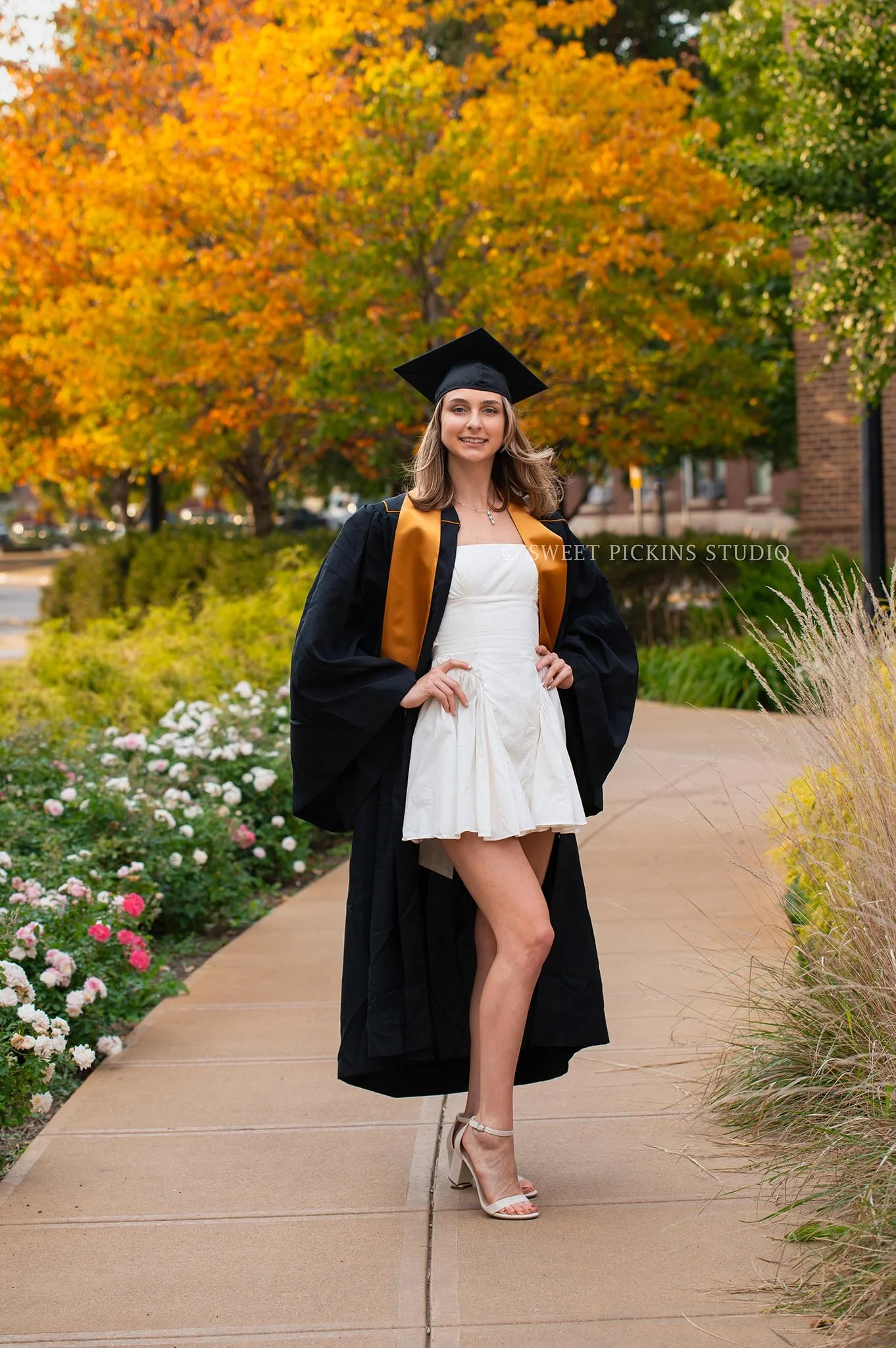 TAYLOR's Purdue Fall Graduation Photography in Cap and Gown in West ...