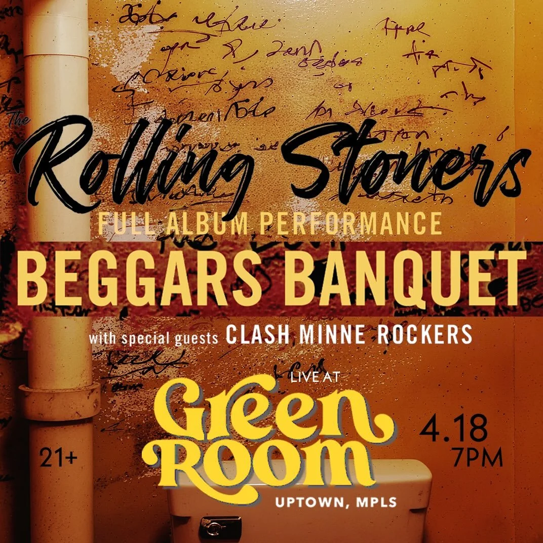 If Sympathy for the Devil, Street Fighting Man, and Salt of the Earth mean something to you&hellip; You won&rsquo;t want to miss this.

The Rolling Stoners return to @greenroommpls on April 18 with a full live performance of the legendary Beggars Ban
