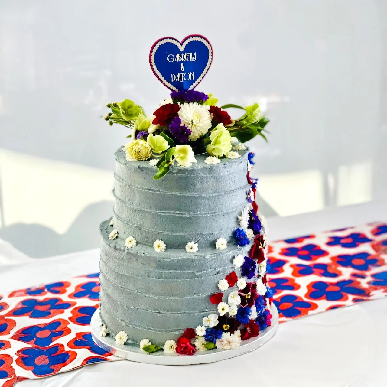 GABY &amp; DALTON 8.16.25 I was so honored to make a Wedding Cake for my nephew Dalton and our new Queen Gabriella. Welcome to the family Gaby! We couldn't be more proud of both of you. What a stunningly beautiful, romantic, creative, fun, surprising