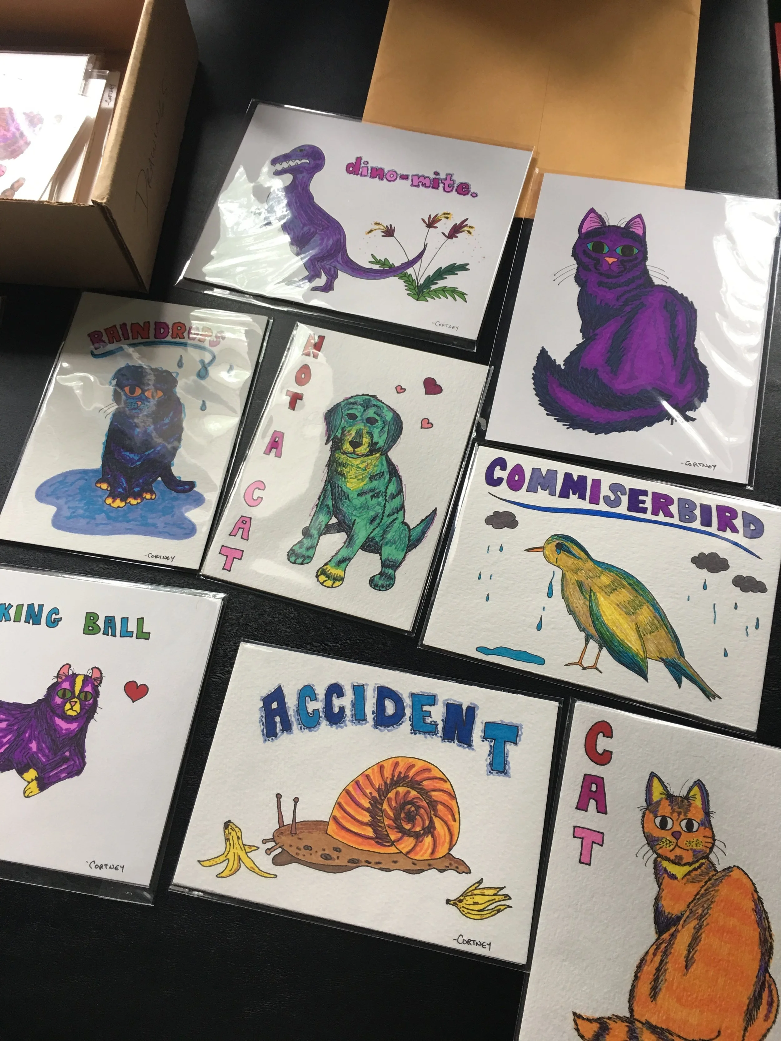 More drawings of animals