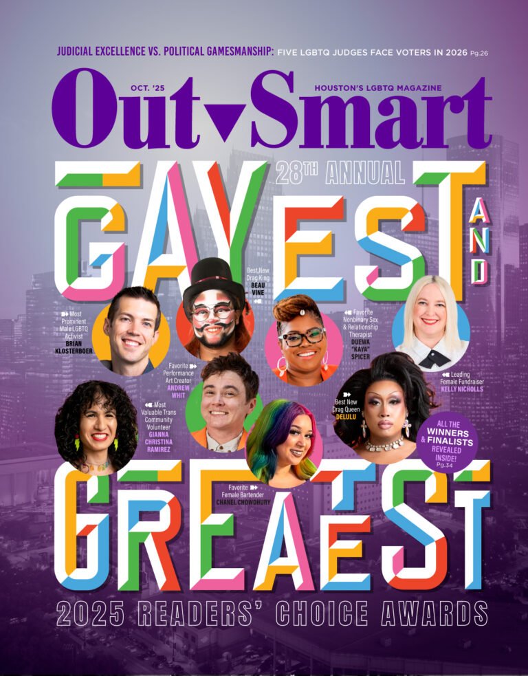OutSmart magazine’s 28th annual Gayest and Greatest Readers Choice Awards Winner