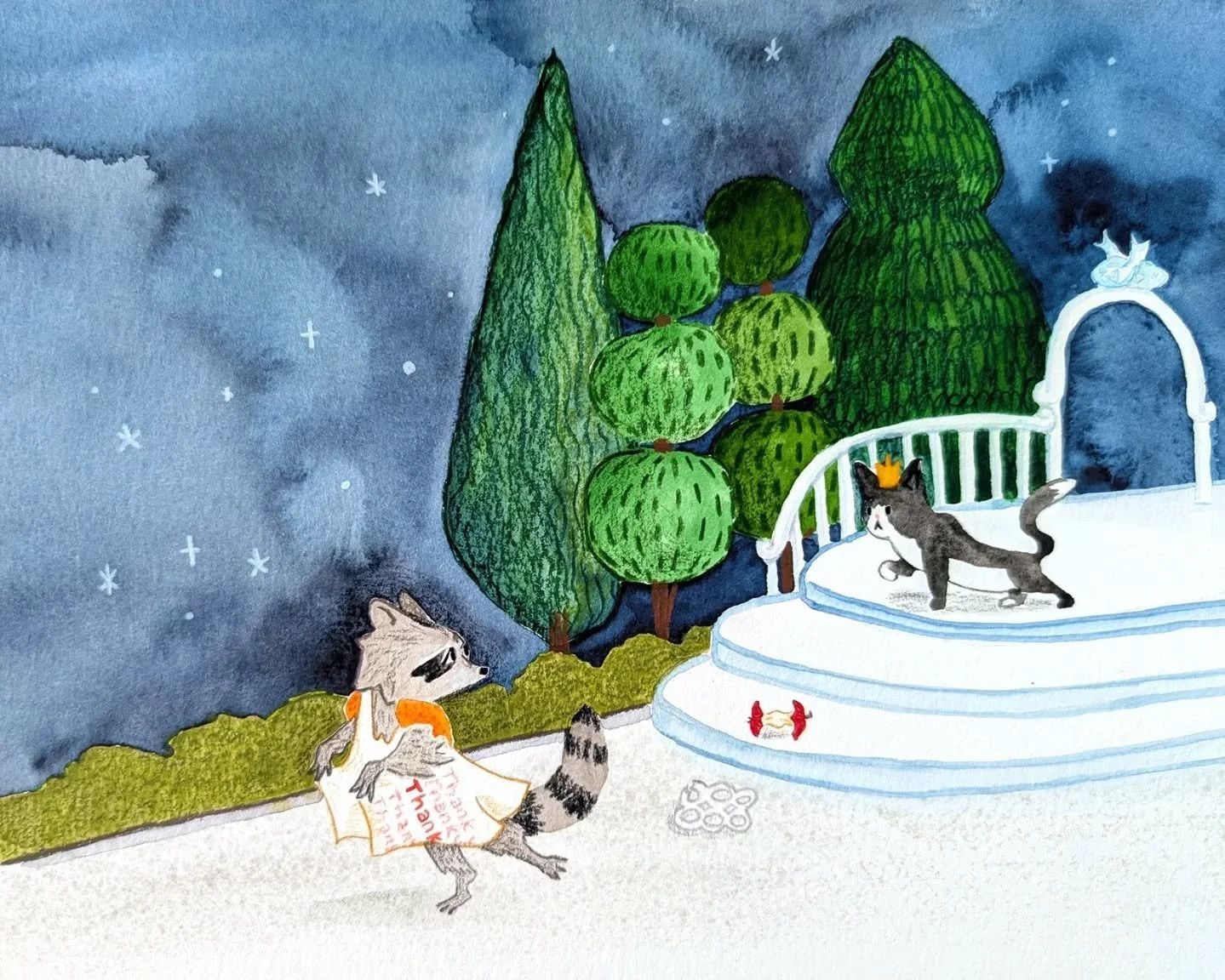 Cinderella doing her best, for #gonewildfairytales  #gonewildfairytaleschallenge
#gonewildcinderella
.
Hosts @marci_senders 
@bethspencerart 
@tara.tekentafel 
@milenamilak 
.
.
#kidlitartist #childrensillustration #animalcharacterdesign
Materials
@p
