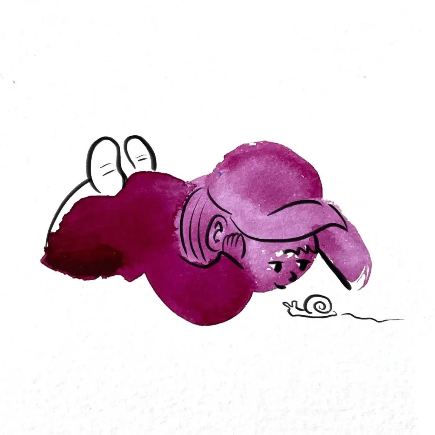 Today, Blobtober 28th, was the day of Free Will
True to theme, I suppose, these blobs didn't give me the pictures I tried to impose on them. No complaints, Observing and Tromping are good uses of free will.
.
.
Thanks to #blobtober host @buttercat_pa