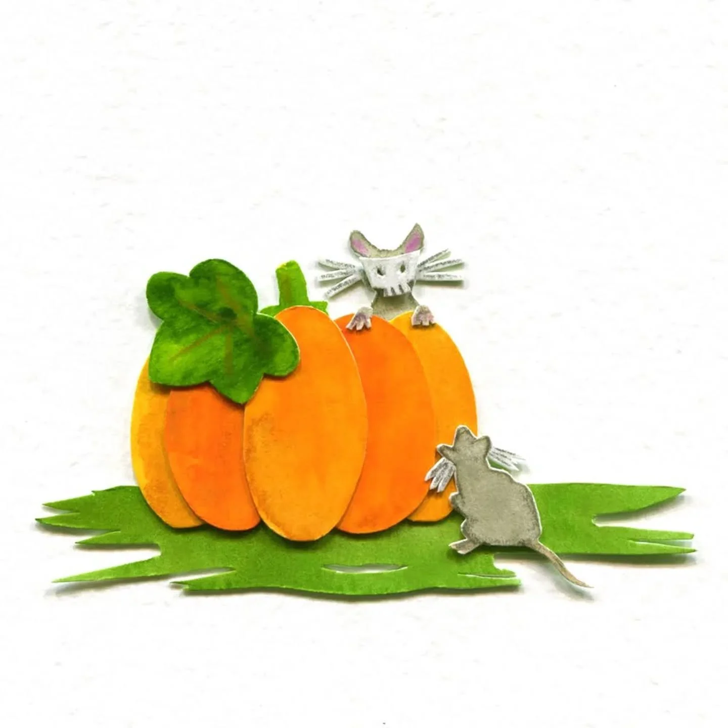 Spooky babies!
Have fun and be safe out there 🕷️
.
#animalillustration #happyhalloween🎃 #childrensillustration #cutpaperart #spookycute