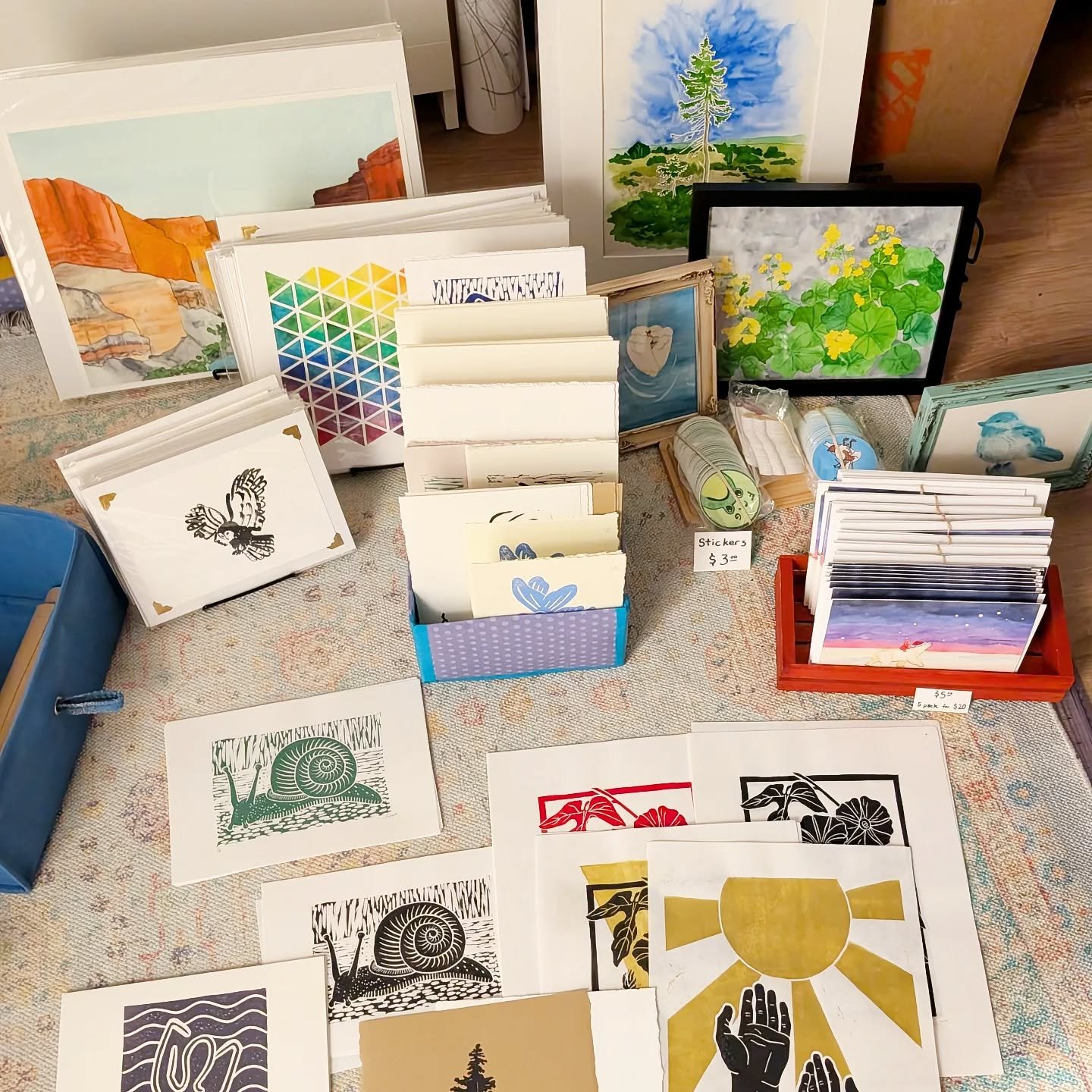 Sorting out some Things for a craft fair this weekend. If you're in the (Bay) area come on out to Bel Marin Keys on Sunday and say hi!