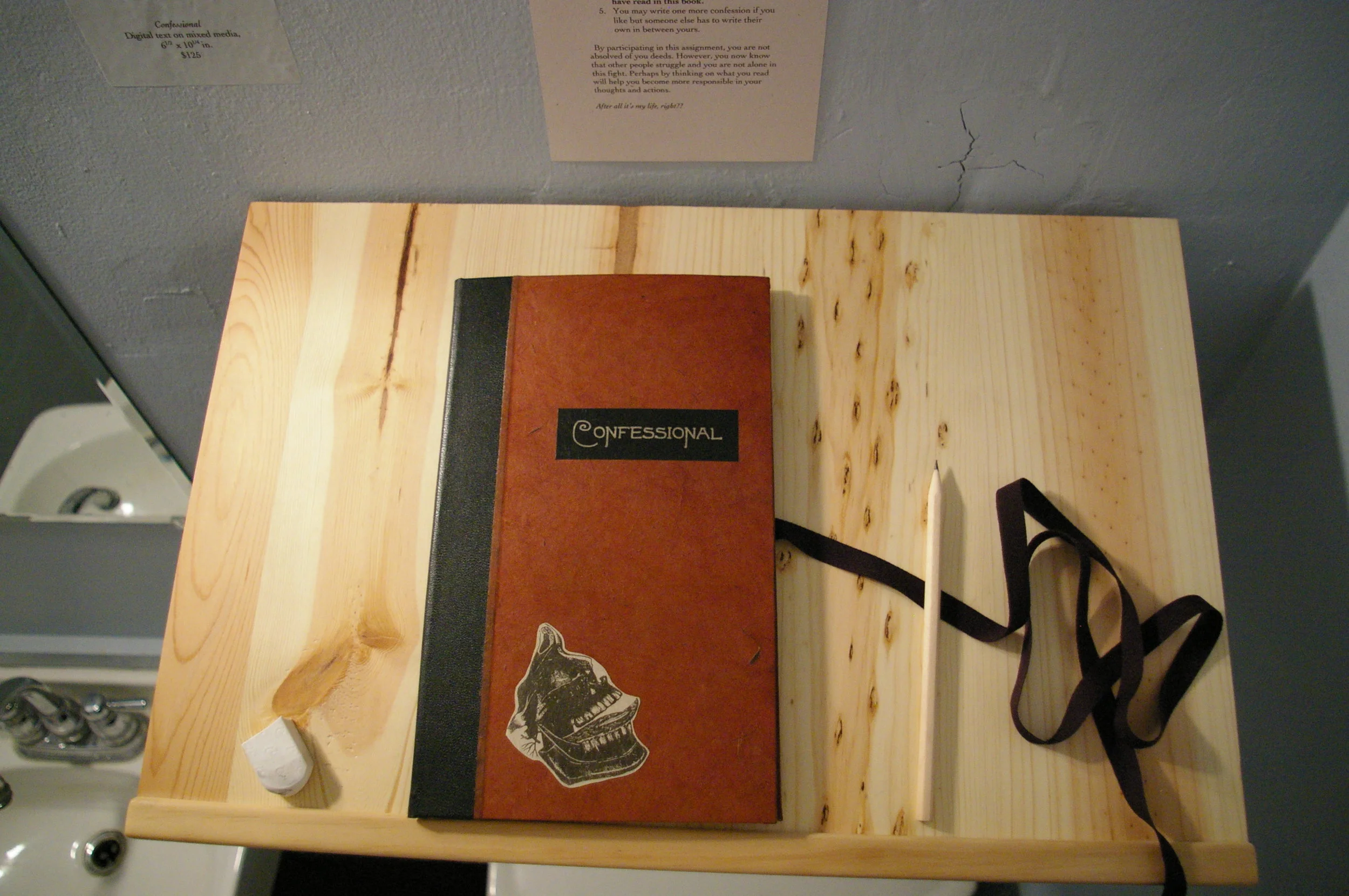 confessional (installation detail)