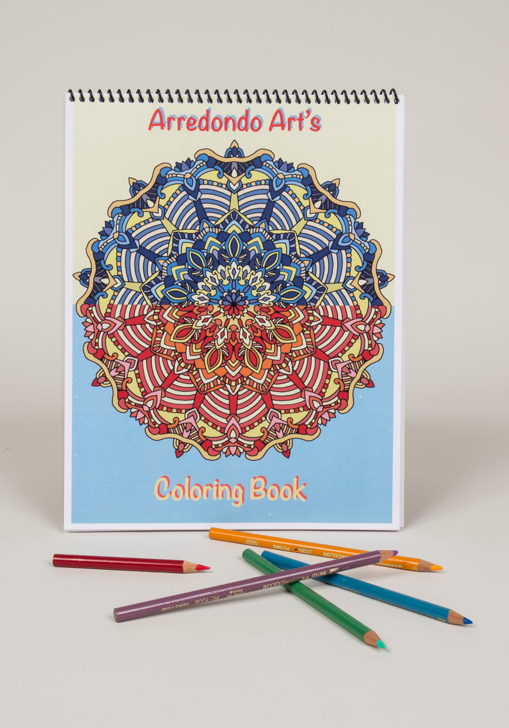  an adult coloring book (cover). 
