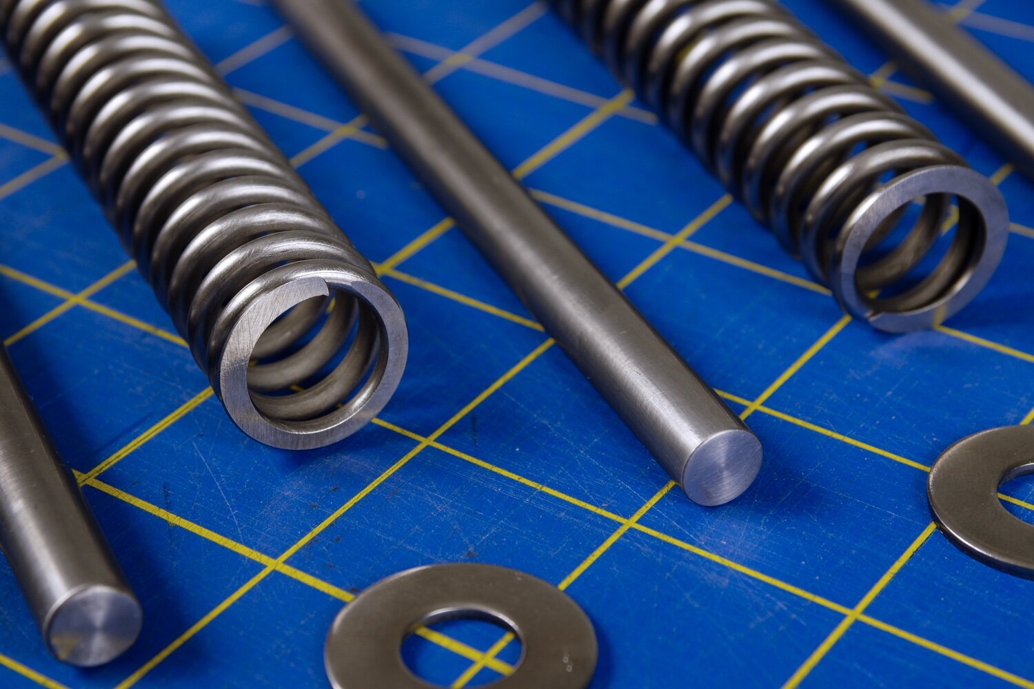  A closeup of the yoke spring assembly.  