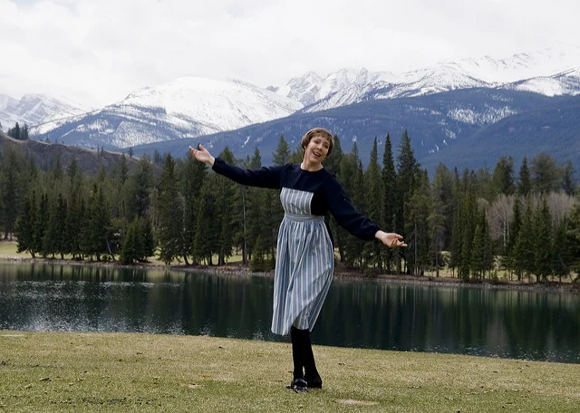 " The Hills Are Alive With The Sound of Music. Tracey Bell impersonates Julie Andrews " by Tracey Bell is licensed under CC BY 2.0
