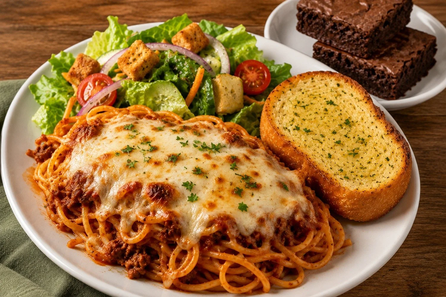 Baked Spaghetti Dinner