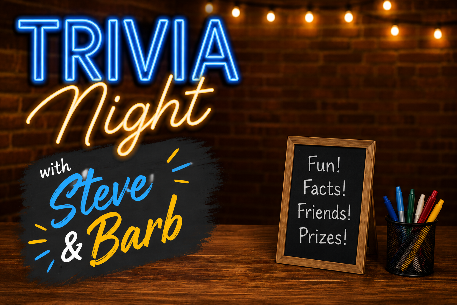 Trivia Night w Steve &amp; Barb