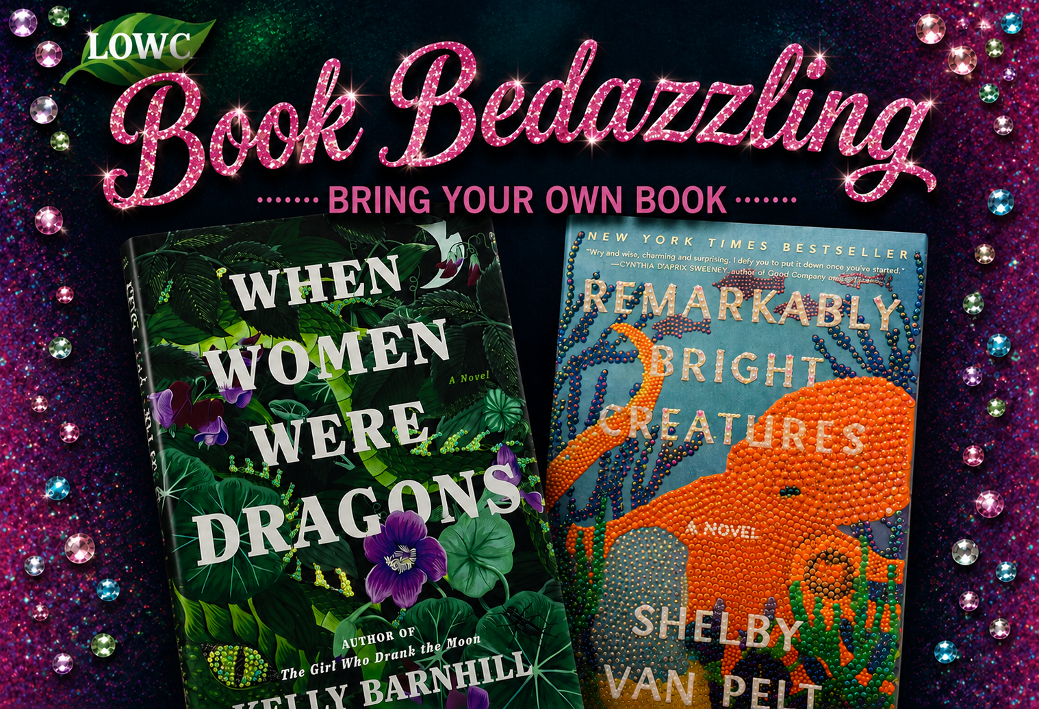 Book Bedazzling Craft