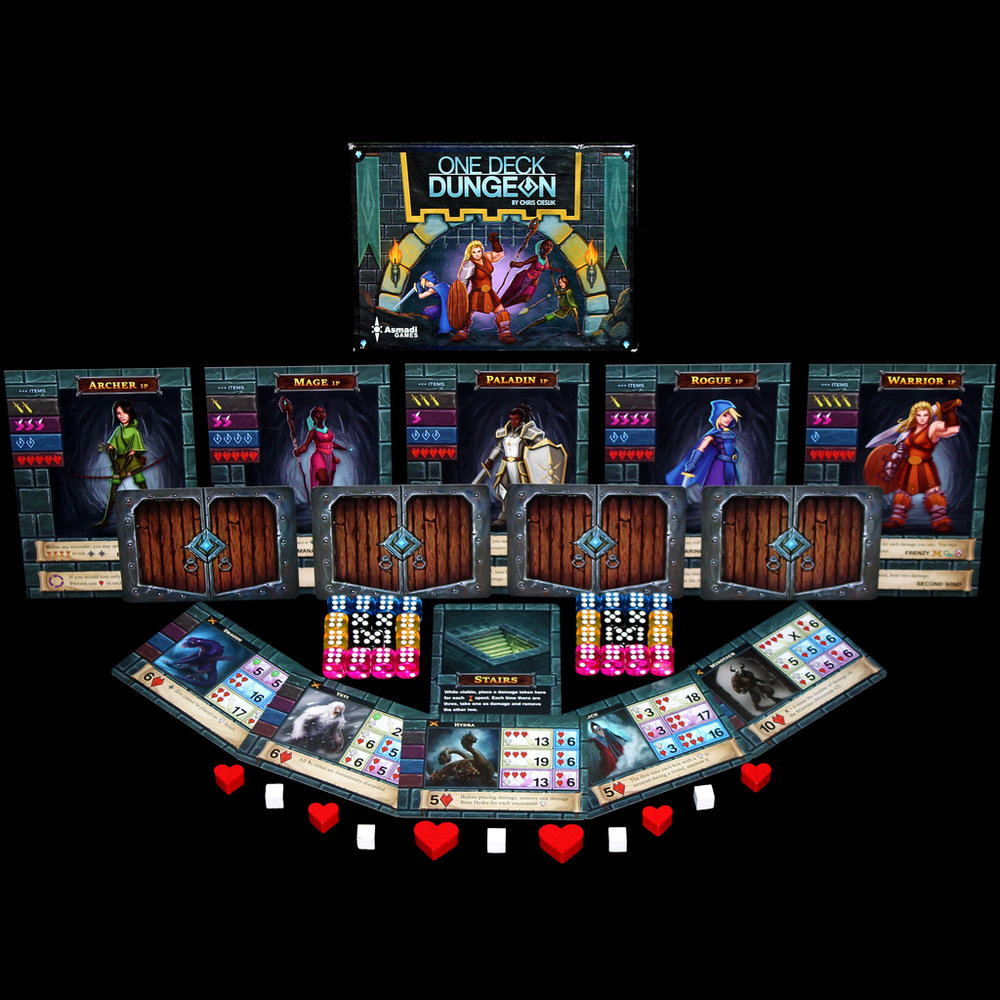 What S Eric Playing Review Of One Deck Dungeon Punchboard Media What S Eric Playing Review Of One Deck Dungeon Punchboard Media