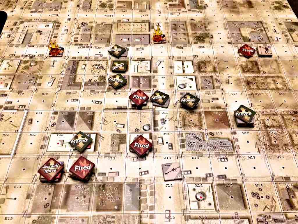 The militia redirects to the crash site, hoping to beat the Rangers there.