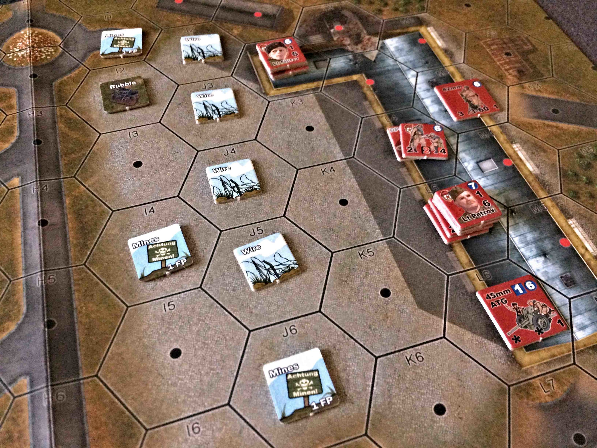 A brutal meat grinder defense in place