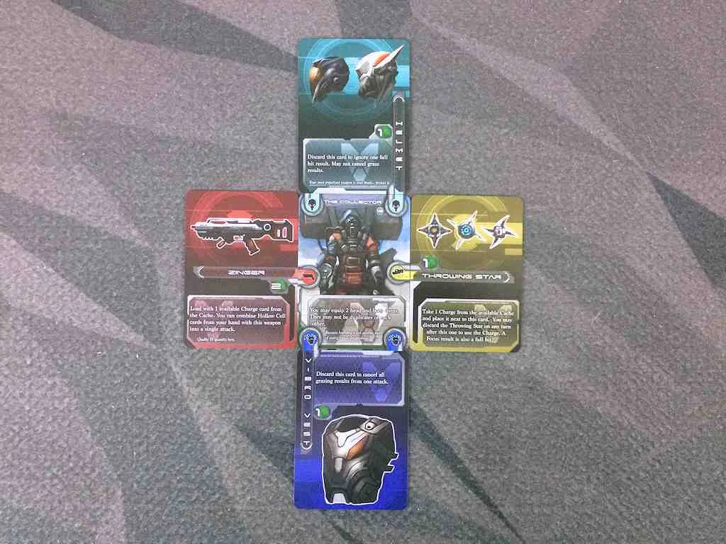 Gear is attached to a warrior’s nodes.