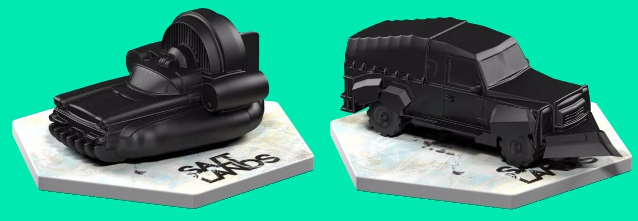Saltland vehicle miniatures!