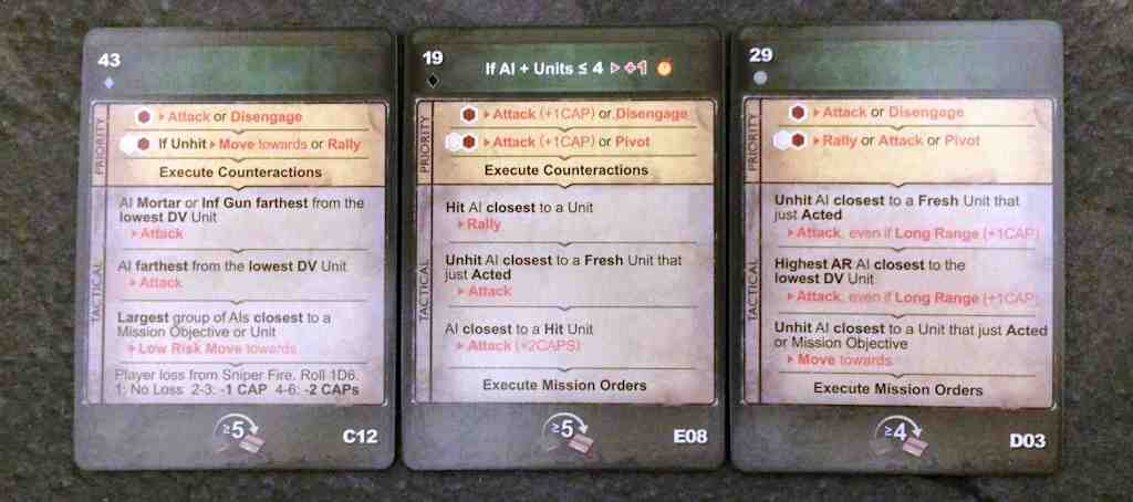 Solo Order Cards