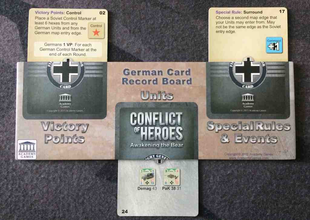Firefight Player Board