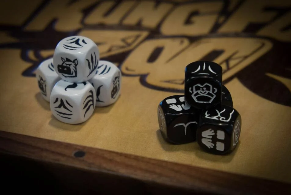 Kung Fu Zoo Dice