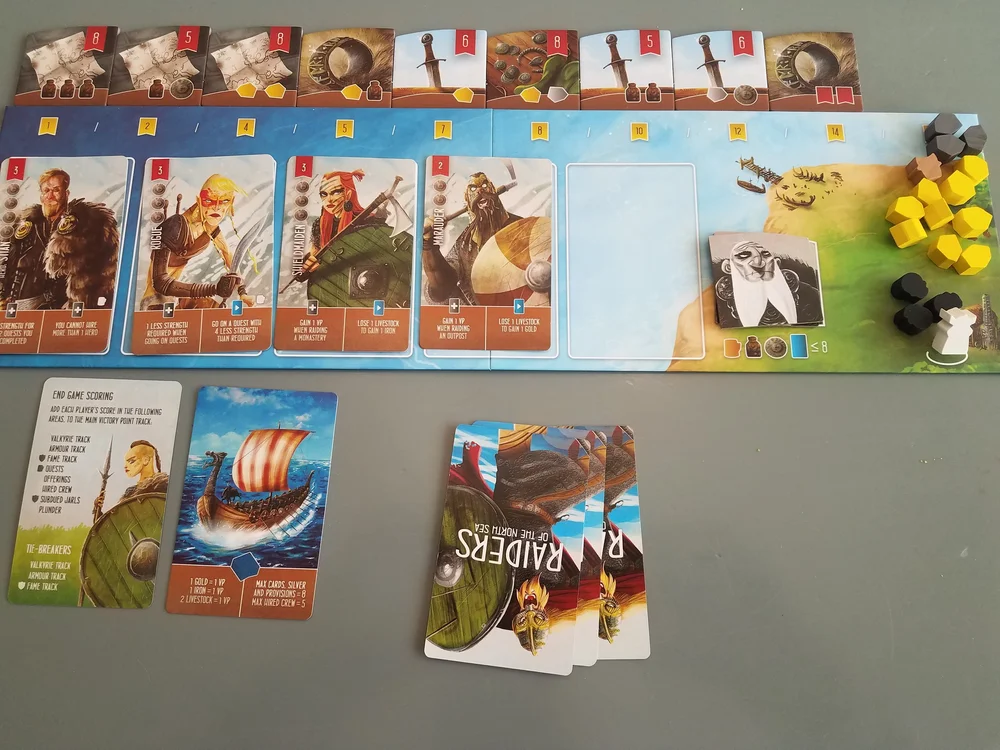 The Cardboard Hoard Review Of Raiders Of The North Sea Expansions Punchboard Media