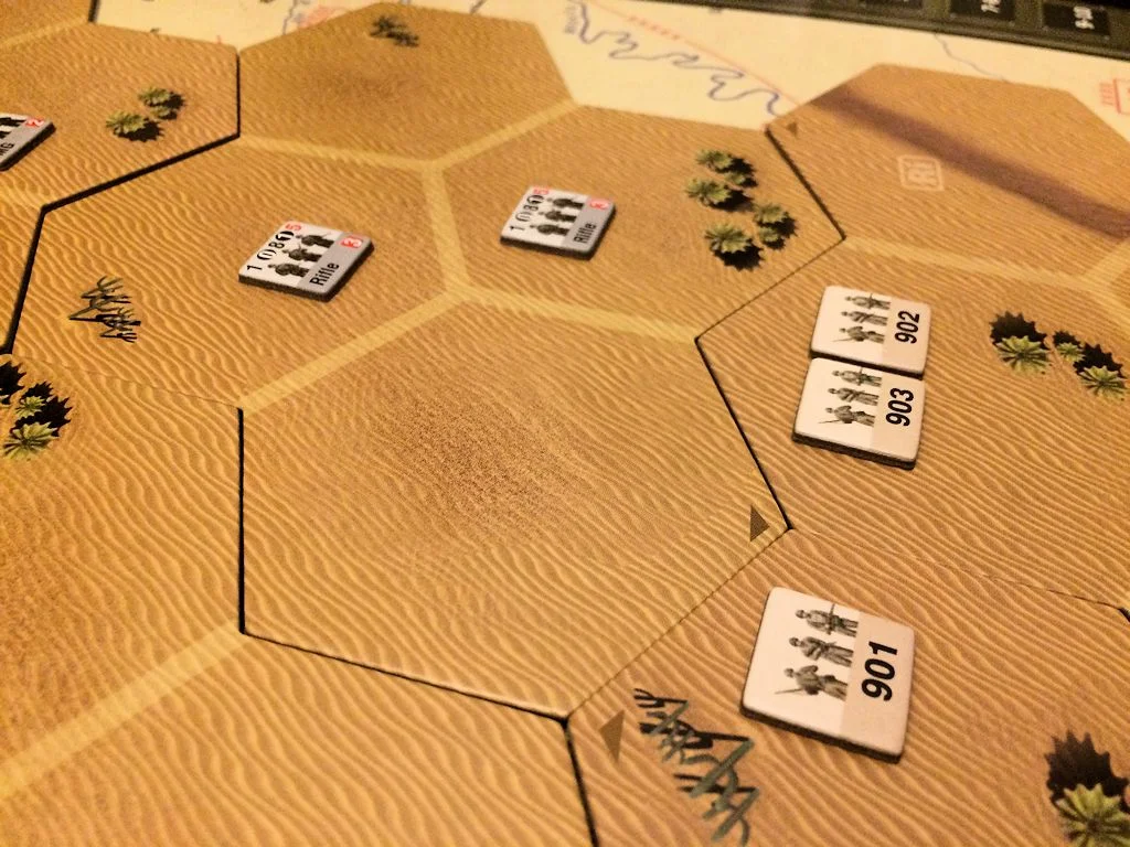 Battle across the sands of North Africa