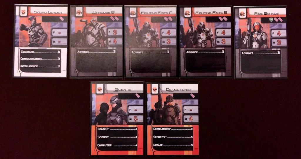 Squad Cards