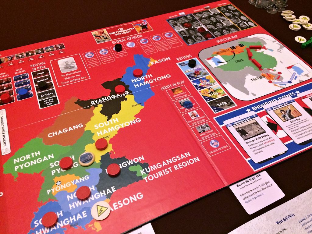 The DPRK building rapidly in the opening turn.