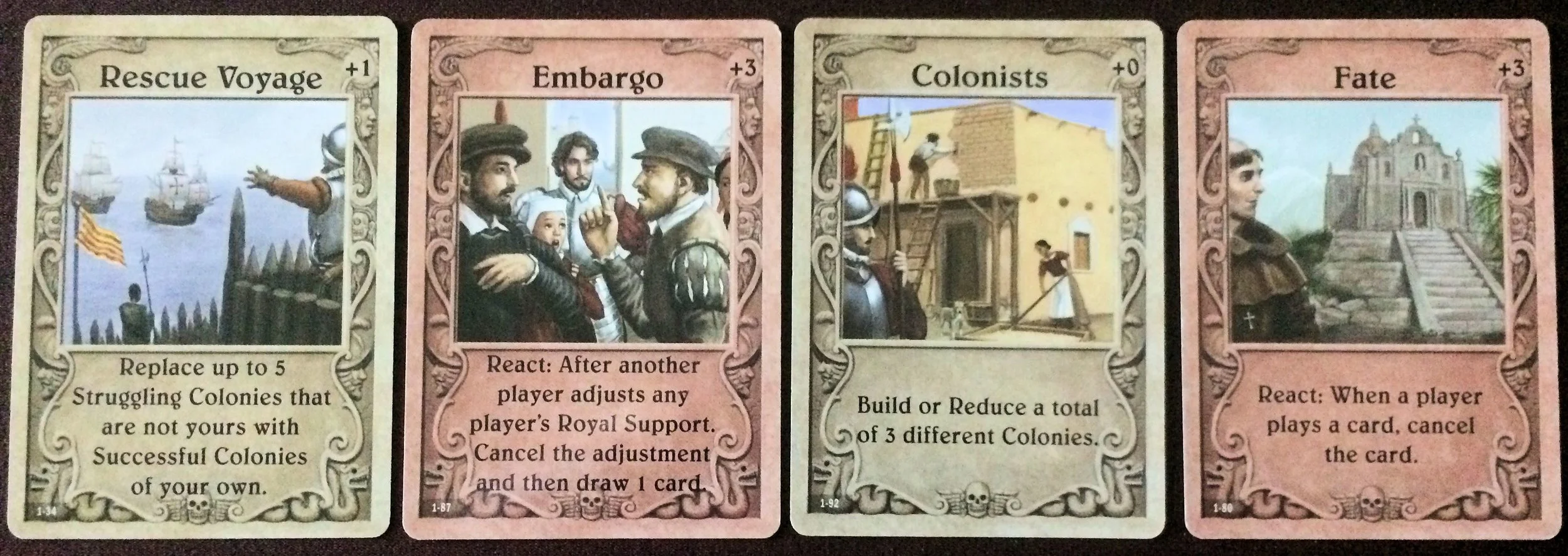 1500 effect and reaction cards