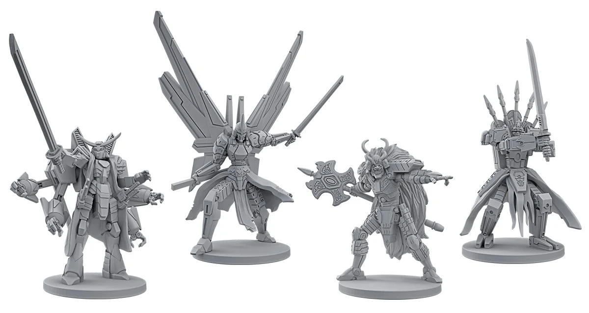 Starship Samurai miniatures