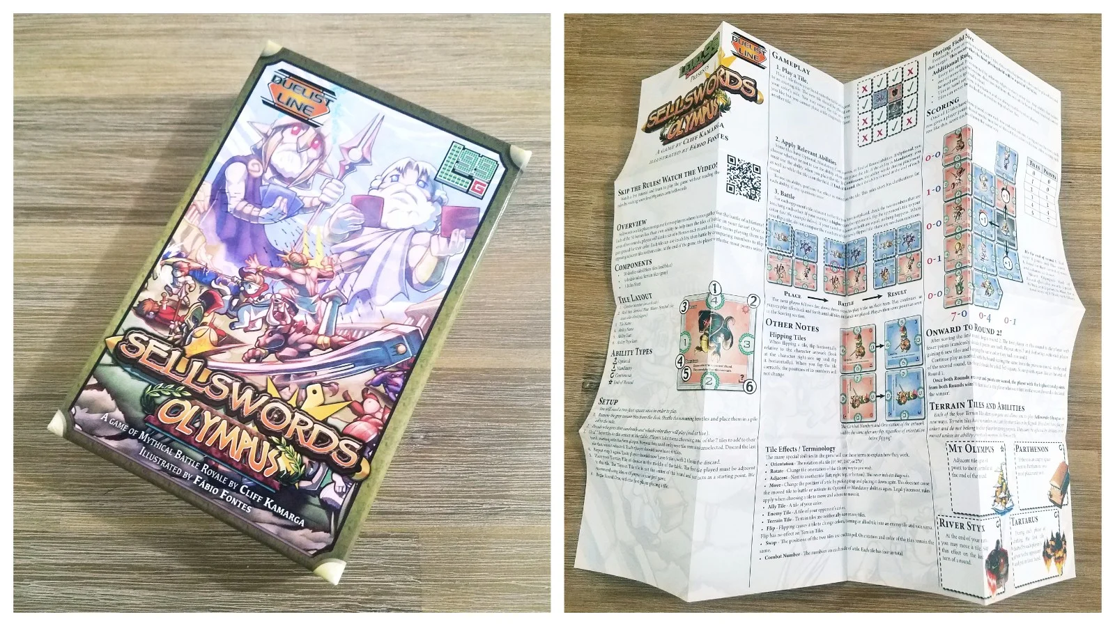 Small box, good. Giant rule sheet, bad.