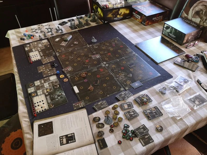 Dark Souls The Board Game is a table hog.