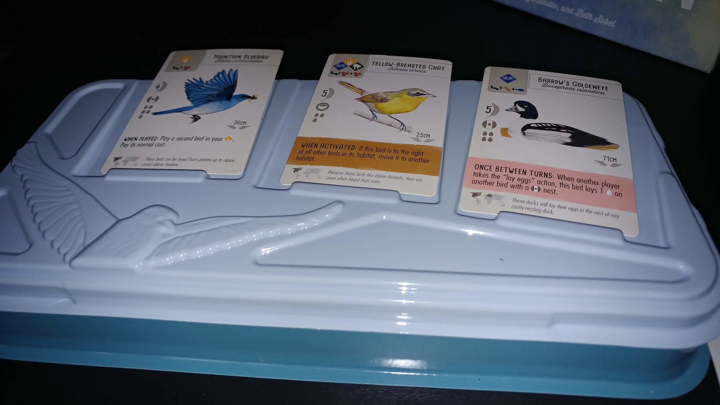 The insert, which can also display cards during gameplay