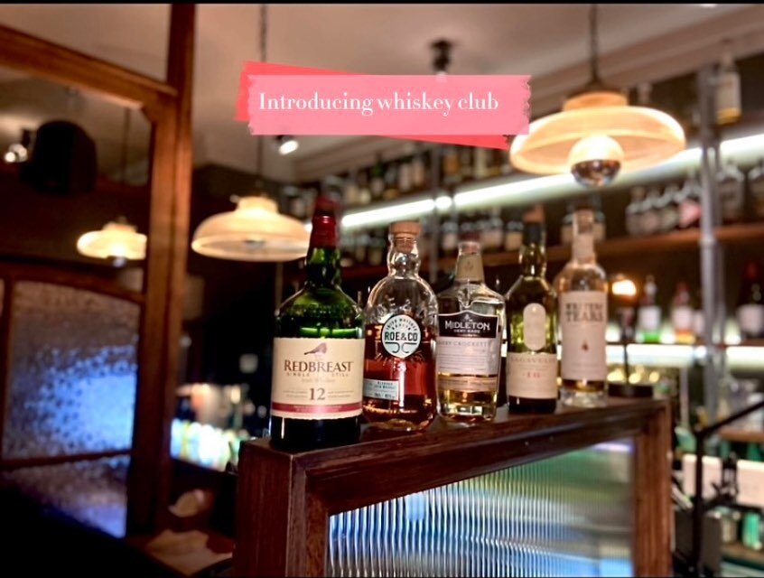 Introducing whiskey club! 🥃

Where you can explore a wide range of flavours from smoky to sweet and spicy to nutty. 

Now offering 10ml measures of all our whiskies so you can try them all! 😉

Come and join us for a taste adventure.🙌🏼

#something