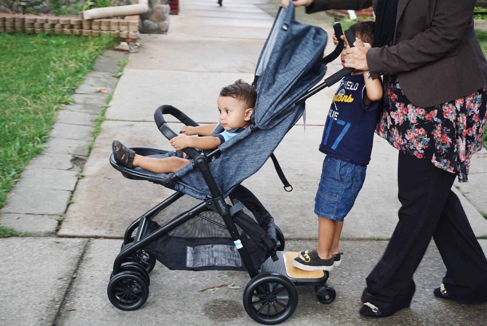 evenflo stroller board